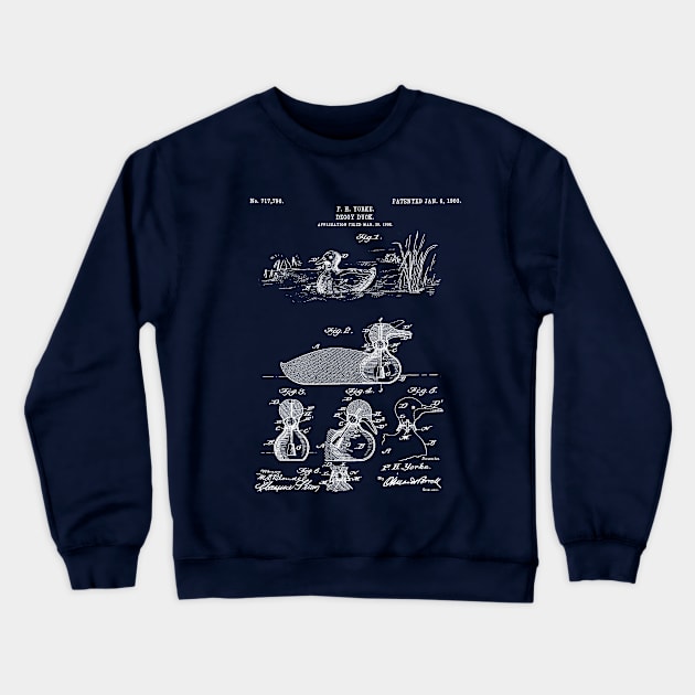 Hunting Duck 2 Crewneck Sweatshirt by blurryfromspace